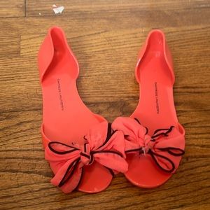 Chinese Laundry Coral Jelly Flats size 39/8